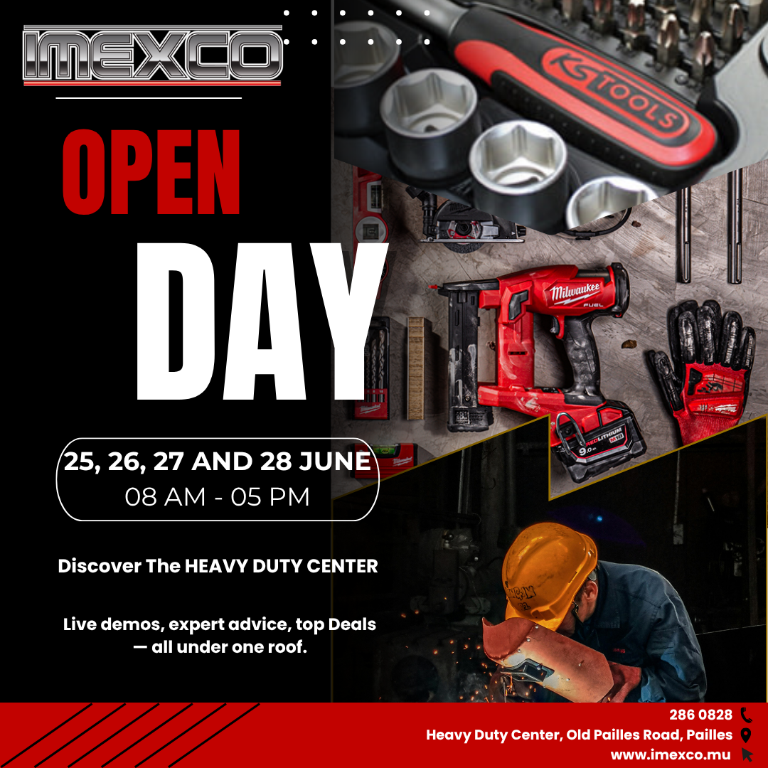 Imexco, What's New - OPEN DAY - 25, 26, 27 et 28 Juin 2025