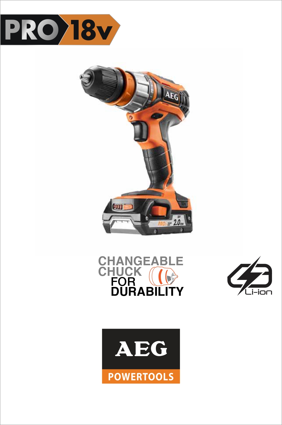 Imexco, COMPACT DRILL DRIVER CORDLESS 18V  BS 18C2X