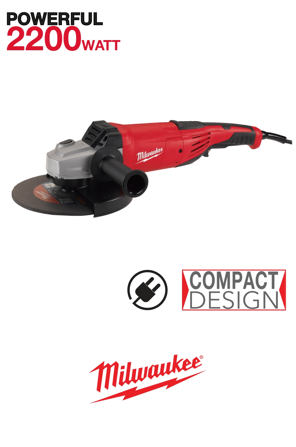 Imexco, ANGLE GRINDER 230MM 2200W  AG 22-230 DMS